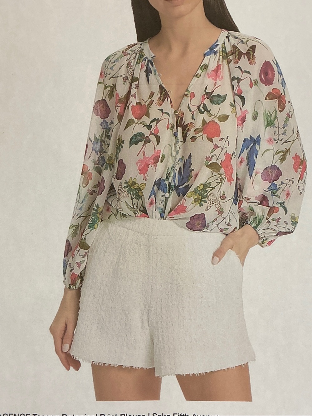 NWTS L’AGENCE TEAGAN DOLMAN SLV BLOUSE